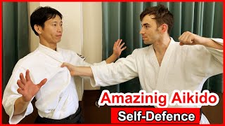 Amazing Aikido special selfdefense techniques  Shirakawa Ryuji shihan [upl. by Yran]