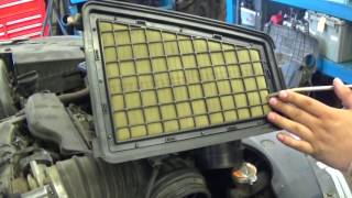 How To Change Air Filter on a 2009 Hyundai Genesis [upl. by Combes]