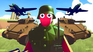 Fighting The WORLD WAR 2 FACTION is TERRIFYING in Totally Accurate Battle Simulator TABS WW2 Mods [upl. by Wiskind]