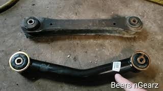 Jeep Cherokee xj lower control arm install [upl. by Luehrmann982]