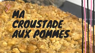 Voici ma recette de croustade aux pommes 🍎 [upl. by Noyrb3]