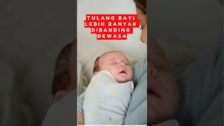 Tulang Bayi Lebih Banyak dibanding Tulang Dewasa faktaunik faktamenarik shortsviral shortsvideo [upl. by Aneehta763]