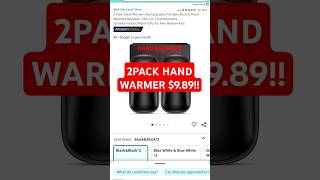 2 Pack Hand Warmer amazon amazondeals coupon handwarmer couponing amazonfinds [upl. by Ajuna]