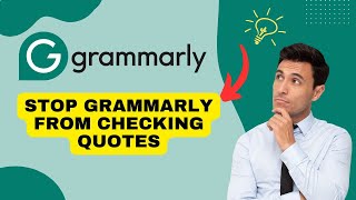 How to Make Grammarly not Check Quotes 2024 [upl. by Adon941]