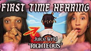 WE REACT to Juice WRLDs Most Emotional Song Righteous [upl. by Sualokcin]