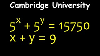 Cambridge University Actuaral Science Entrance Exam tricks  Find quotxquot amp quotyquot [upl. by Llerrod]