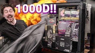 Corsair 1000D WaterCooled DualSystem Build Log Intro  bittech Modding [upl. by Constance]