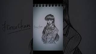 Drawing Shouko Komi✨ from komi cant communicate animeanimedrawingshortshowtoglowartdrawing [upl. by Ailssa]