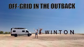 Exploring Outback Australia in a van  Cooking Stuffed Capsicums by a Creek OffGrid Vanlife [upl. by Nnael]