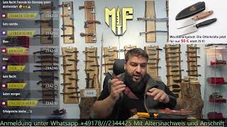 Messerfieber Live Auktionen 7 vs Wild Bushcraft Messer und mehr [upl. by Osswald]