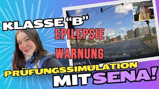 Epilepsie Warnung Klasse B Prüfungsvorbereitung mit Sena Duisburg Neudorf fahrschule [upl. by Brogle362]