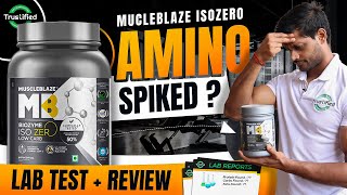 MUSCLEBLAZE BIOZYME ISOZERO REVIEW WITH LAB TEST REPORT  wheyprotein review gym health [upl. by Sicnarf186]