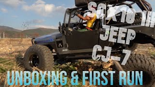 Axial® SCX10™ III Jeep® CJ7 ll Unboxing and first off road drive [upl. by Aicenet]