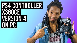 PS4 Controller on PC with new x360ce Version 4 Tutorial [upl. by Anujra]