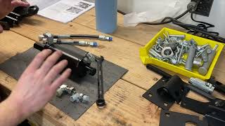 John Deere X758 3 Point Retro Fit Kit Install  Prep for 3 Point Install [upl. by Issi]