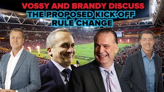 Vossy and Brandy discuss The NRLs proposed kickoff rule change [upl. by Nozicka]