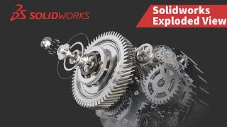 65 Create Exploded Views  Solidworks Tutorials [upl. by Socram]