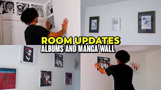 Updating My Room Decor Album Covers Manga Panels More [upl. by Ellenig]