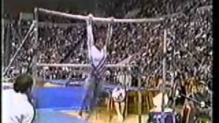 mary lou retton 1985 american cup uneven bars [upl. by Atteuqram]