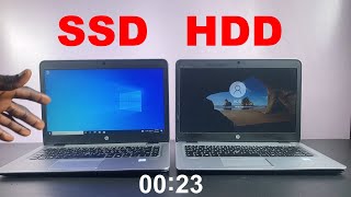 128GB SSD VS 500GB HARD DISK DRIVE [upl. by Lubbi]