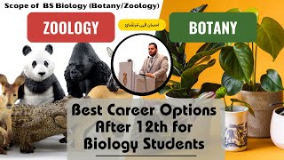 Scope of Biological Sciences  Best Career Options after 12th for Biology Students  Jobs in Pak [upl. by Clayton]