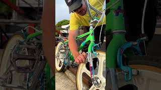 INSANE Old School BMX Build 🤯☝️ Haro Freestyler BMX Built at Southsea Skatepark bmx bike shorts [upl. by Ahtanamas467]