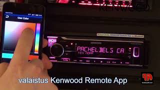 Kenwood KMMBT304  Remote App ja Spotify [upl. by Sandy]