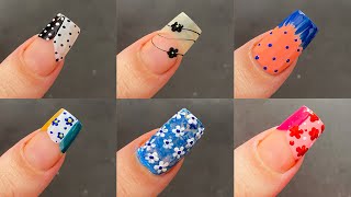 Diseños de uñas cortas easy and simple nail art desings uñas 2024 tendencias [upl. by Anielram608]