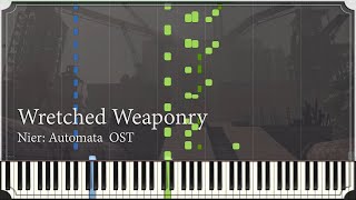 Wretched Weaponry — Nier Automata — Piano Keyboard [upl. by Rol]