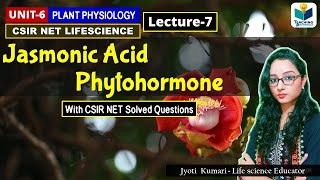 JASMONIC ACID AND ITS SIGNALING PATHWAY PHYTOHORMONE PART7CSIR NET [upl. by Nailuj]