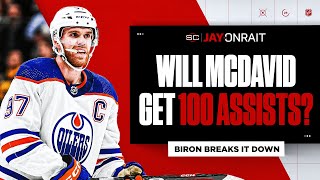 Will Connor McDavid hit 100 assists this season [upl. by Ainnek]