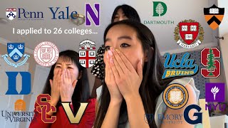 COLLEGE DECISION REACTIONS 2023 all 8 Ivies Stanford UCs T20s and more [upl. by Leandro]