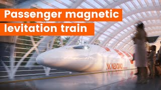 Passenger magnetic levitation train  MagRail by Nevomo [upl. by Gerhardine]