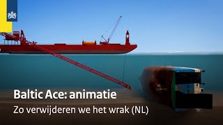 Berging van de Baltic Ace  Animatie [upl. by Oilcareh614]