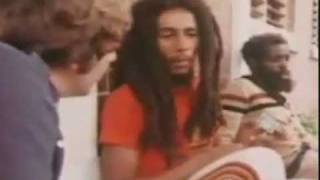 Bob Marley interview on Marijuana Trench Town Kingston Jamaica [upl. by Schmitz]