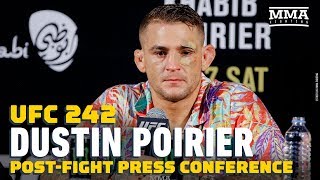 UFC 242 Dustin Poirier PostFight Press Conference  MMA Fighting [upl. by Lolita]