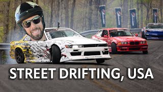 Craziest Drift Event in the US Legal Street Drifting [upl. by Damalis]