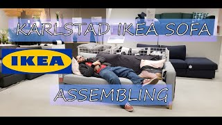 ikea taskrabbit How to Assemble Karlstad Sofa Ikea How to make money with Ikea [upl. by Assek]