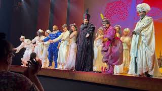 Aladdin The Musical UK Tour Curtain Call  Palace Theatre Manchester  29th May 2024 [upl. by Ytsim]