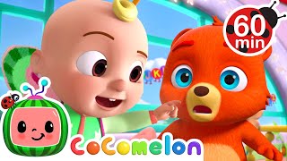 JJ Tickles his Fantasy Animal Friend Boba Bear  CoComelon  Animal Time  Nursery Rhymes for Babies [upl. by Ariek728]