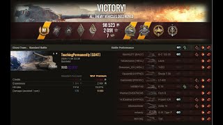 WOT  FV4005  9 KILLS 98K DAMAGE ACE TANKER  World Of Tanks [upl. by Samuela]