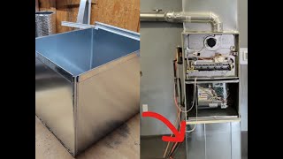 How to completely assemble a Vertical Plenum Box for HVAC [upl. by Rehpotsihrc]