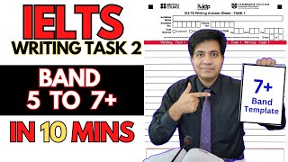 IELTS Writing Task 2 Essay Writing  From Band 5  7 In 10 Mins Only By Asad Yaqub [upl. by Watters]