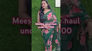 Meesho Maha Diwali Sale Saree haul  Meesho saree haul shorts snappygirls02 [upl. by Suixela]