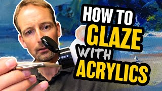 How to Glaze with Acrylics [upl. by Mokas]