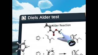 Stereospecificity and endoselectivity of DielsAlder Reactions Oculus Quest  Nanome [upl. by Ojok]