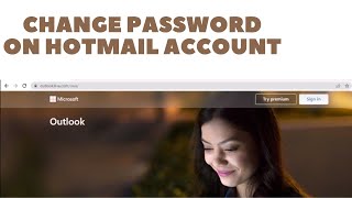 How To Change Hotmail Password on Computer Hotmail Account Password Change  Hotmailcom [upl. by Nniuq]