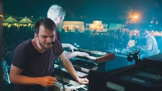 Kiasmos amp Nils Frahm live improvisation at Haldern Pop Festival 2015 [upl. by Mandie407]