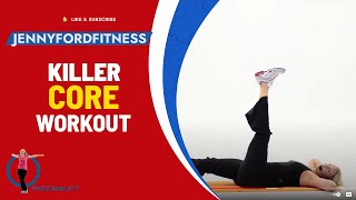 Killer Abs  Effective Quick Core Abdominal and Back Workout  10 Min  JENNY FORD [upl. by Blanc]