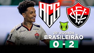 VITÓRIA BATE O ATLÉTICO FORA DE CASA E RESPIRA NO BRASILEIRÃO ATLÉTICOGO 0 x 2 VITÓRIA  Narração [upl. by Elephus]